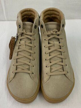 Birkenstock Bend Mid Taupe Suede Leather Regular Width Shoe